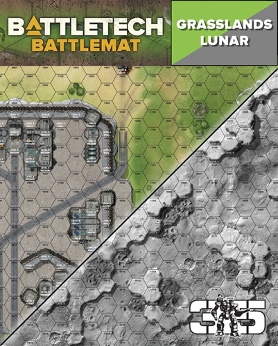Battletech Playmat Lunar/grasslands B
