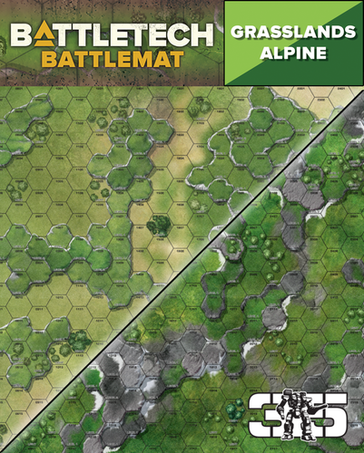 Battletech Battlemat Alpine Grassland C Neoprene mat