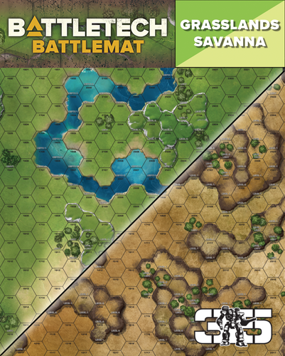Battletech Playmats Savanna/Grasslands