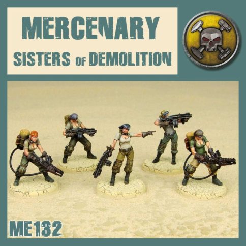 Sisters of Demolition Mercenary Infantry